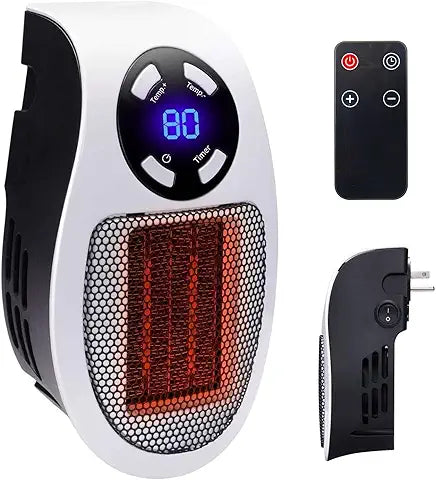 Plug in electric wall heater