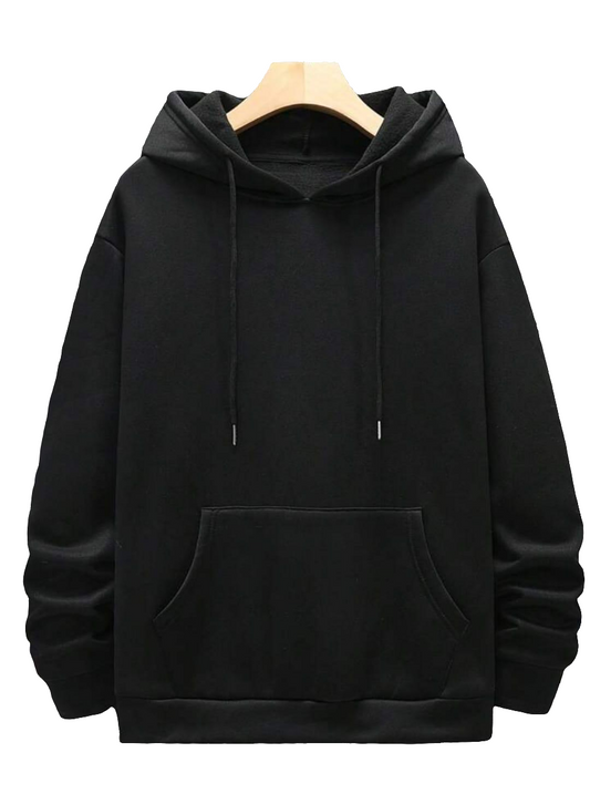 Men's fleece Plain hoddie